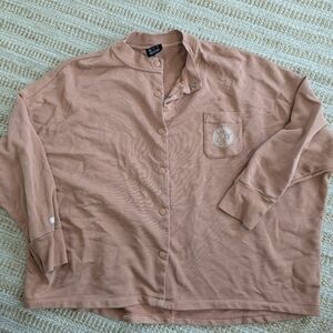 Nike Oversized Peach Bomber Size XL